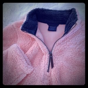 Quarter zip pullover Sherpa jacket